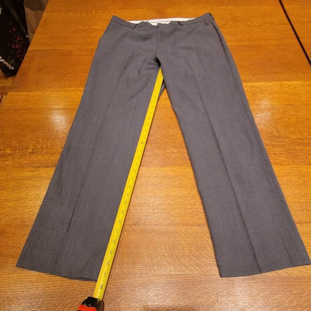 J.Crew Ludlow Classic 100% Wool Dress Pants 36x32 Tollegno 1900 Italian Fabric